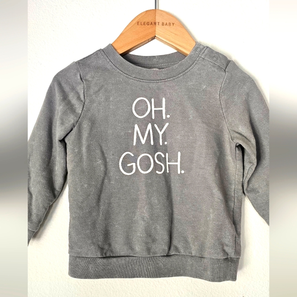 Gray Toddler Sweatshirt And Shorts Set
